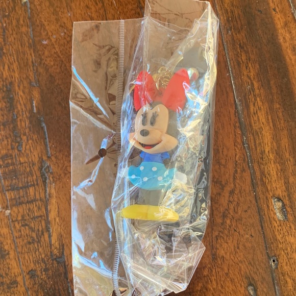 Disney Minnie Mouse Key Chain Backpack charm New still in original packaging - Picture 3 of 5